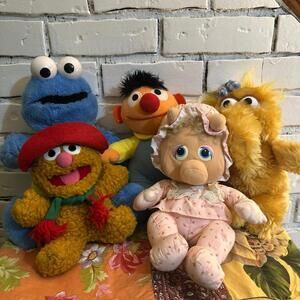 Vintage Sesame Street Plush Lot